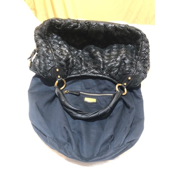 Miu miu woven leather shoulder bag gently used - Picture 6 of 16